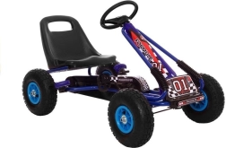 Kart a pedales A-15 con ruedas inflables – Azul