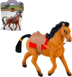 Caballo de plástico con silla