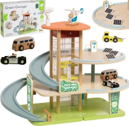 Garaje de madera de tres niveles Classic World zona ecológica