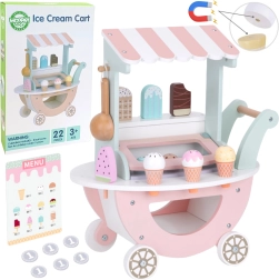 Carrito de helados de madera Woopie Green