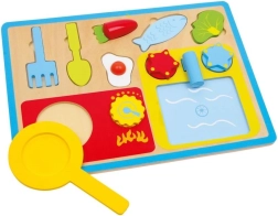 Puzzle encajable de madera Desayuno SMALL FOOT