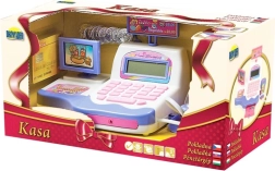 Caja registradora con calculadora y accesorios para niños