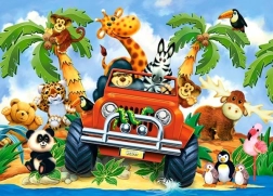 Puzzle de 60 piezas Softies on Safari