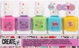 Set perfumado de esmaltes de uñas de 5 unidades – secado rápido, larga duración y acabado brillante