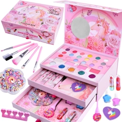 Maletín de maquillaje creativo para niños con unicornio