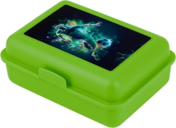 Caja para almuerzo con motivo de futbolista