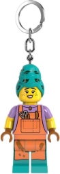 Minifigura LEGO alfarera – llavero luminoso con LED