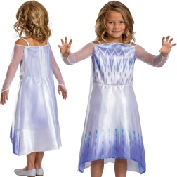 Disfraz infantil de Elsa de Disney Frozen, vestido de princesa 109–123 cm (5–6 años)