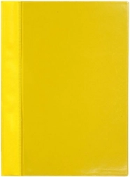 Carpeta de palanca rápida A4 PVC amarilla