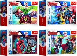 Minipuzzle Avengers 54 piezas en caja
