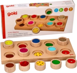 Juego táctil de inserción pexeso de madera GOKI