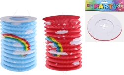 Farol cilíndrico Arcoíris 15 cm