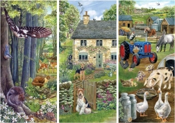 Puzle Granja Woodland 1000 piezas