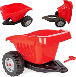 Woopie remolque infantil volcable Active Trailer, rojo, capacidad de carga 35 kg