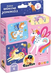 Puzzle – unicornios de cuento (5x9 piezas)