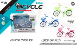 Modelo de bicicleta 1:8 Fashion