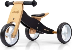Bicicleta de equilibrio de madera 2 en 1 MILLY MALLY Jake Classic Black