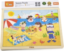 VIGA puzzle de madera verano – 24 piezas