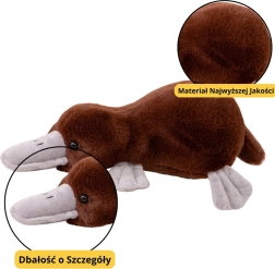 Juguete de peluche ornitorrinco marrón 32 cm