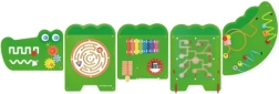 VIGA tablero de actividades Montessori de pared Cocodrilo, FSC
