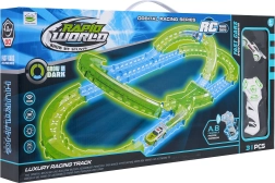Pista de carreras luminosa para la oscuridad, 31 piezas
