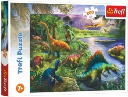 Puzzle Trefl dinosaurios depredadores 200 piezas