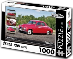 Puzzle de coches retro Škoda 1201 – 1000 piezas