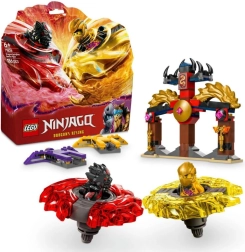 LEGO NINJAGO 71826 Paquete de batalla de Spinjitzu del dragón