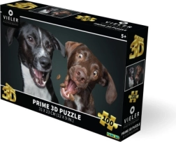 Puzzle 3D de perros, 100 piezas