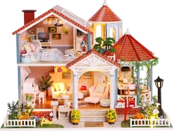 Casa en miniatura Casa de esmalte colorido 2Kids Toys