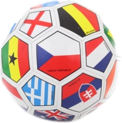 Balón de fútbol con banderas talla 5