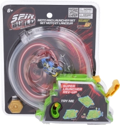 Spin and Build Dispositivo lanzador con dos motos