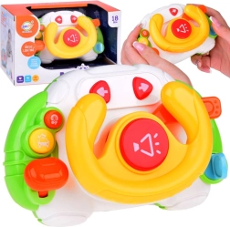Volante infantil interactivo con luces y sonidos