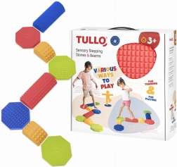 Sendero sensorial de equilibrio – set combinado de 8 piezas