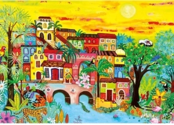 Puzzle casas en el bosque 1000 piezas