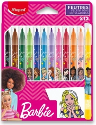 Rotuladores Barbie 12 uds MAPED