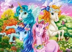 Puzzle de unicornios de 70 piezas