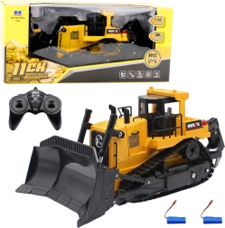 Bulldozer RC a control remoto 1:16 – amarillo
