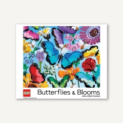 Puzzle LEGO de Chronicle Books mariposas y flores 1000 piezas