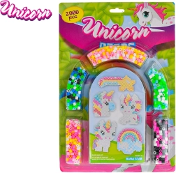 Set de cuentas termofusibles Unicorn para niños