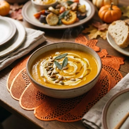 Mantel individual de vinilo con forma de calabaza, 41 cm