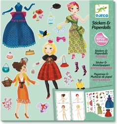Djeco set de pegatinas diseñadora de moda