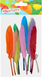 Set creativo de plumas decorativas