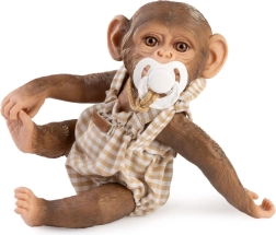 Monito bebé realista con cuerpo de vinilo completo 32 cm