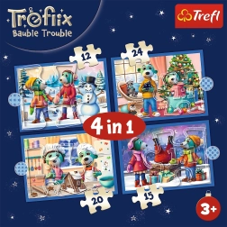Puzle progresivo Treflíci Navidad 4 en 1