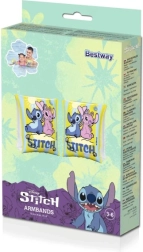 Manguitos inflables de natación DISNEY STITCH 23 × 15 cm para niños de 3 a 6 años
