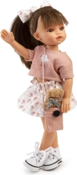Muñeca realista Antonio Juan Emily con cuerpo de vinilo completo, 33 cm