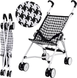 Cochecito plegable para muñecas con lunares – Pepito