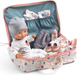 Maletín de regalo con muñeca Vanille DJECO