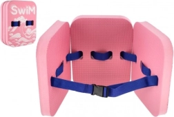 Cinturón y tabla de natación de espuma SWIM, rosa, 18,5 × 24 cm